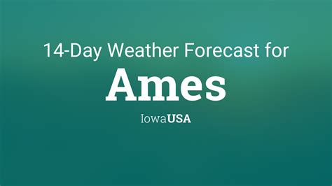 Ames, Iowa 14 Day Weather Forecast - The Weather Network