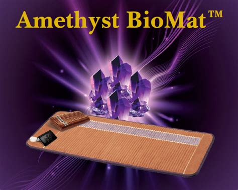 Amethyst Infrared and Negative Ion Crystal BioMat