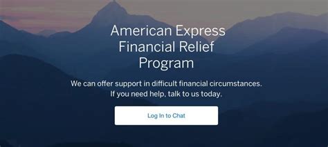 Amex financial relief program. Immerse yourself in a universe of benefits within the American Express community. Unlock a constellation of exclusive rewards, preferential pricing, and unparalleled customer service, crafted to illuminate your life's aspirations. ... I’ve been enrolled in the one year financial relief program with Amex and have barely been able to … 