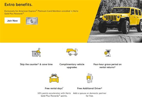 Amex platinum hertz discount code. Welcome to Gold Plus Rewards Five Star. When you book your trip today, you will get: • Up to 15% off, best publicly available rates at participating Hertz locations worldwide. In the US and Canada Cardmembers will receive up to 20% off rentals on similar rates. Some market exceptions apply. 