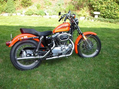 An AMF Harley-Davidson Low Rider is treated as a museum piece 