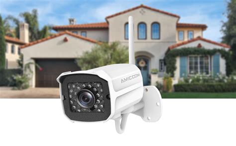 Amiccom camera. AMICCOM Outdoor Security Camera, 1080P WiFi Camera Surveillance Cameras, IP Camera with Two-Way Audio, IP66 Waterproof, Night Vision, Motion … 