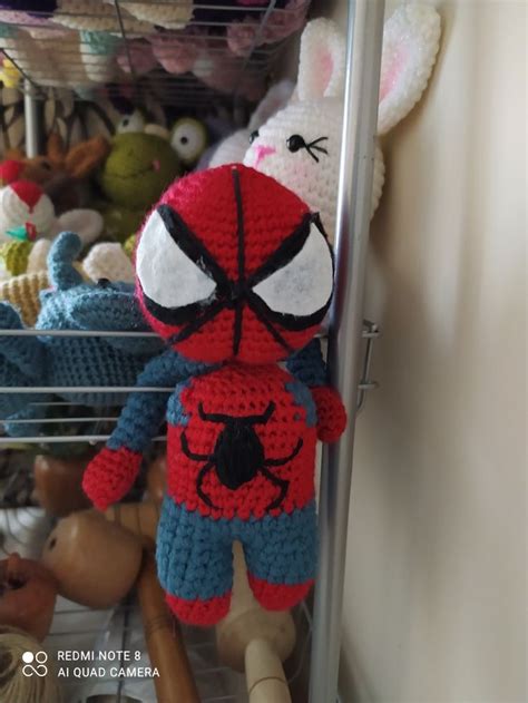 Amigurumi örümcek adam Ayı, Amigurumi, Oyuncak Pinterest. 