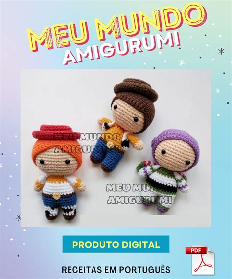 Amigurumi Receitas Toy Story em Crochê Amigurumi