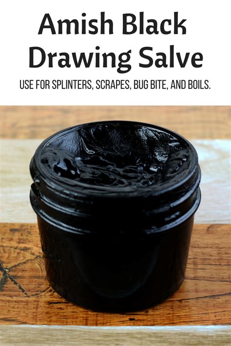 Amish Drawing Salve Recipe