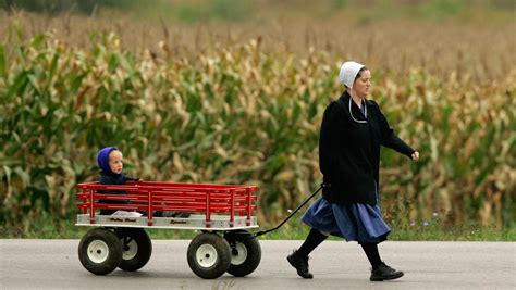 So an Amish woman's life is centered around taking care of her children and her husband. She is to be a helpmate to her husband. The man is supposed to provide the money that is needed. But the woman provides for so many needs of the family as well. She bears many children and takes care of all their physical needs.. 