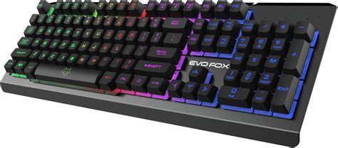 Amkette EvoFox Warhammer Backlit LED Gaming Keyboard with …