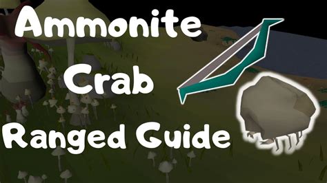 Ammonite Crab Ranged Guide OSRS [2024] - YouTube