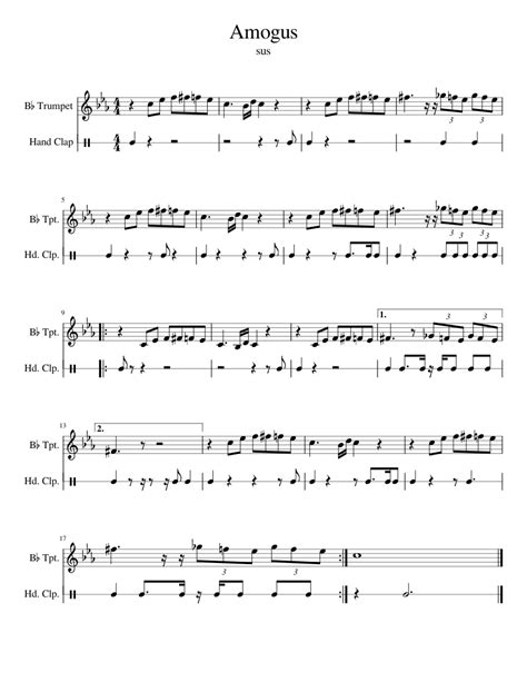 Download and print in PDF or MIDI free sheet music for Among Us Trap Remix by Leonz arranged by LBoD for Flute piccolo, Flute, Clarinet in b-flat, Saxophone alto, Saxophone tenor, Saxophone baritone, Trumpet in b-flat, French horn, Snare drum, Crash, Baritone horn, Tenor drum, Bass drum, Brass (other) (Pep Band). 