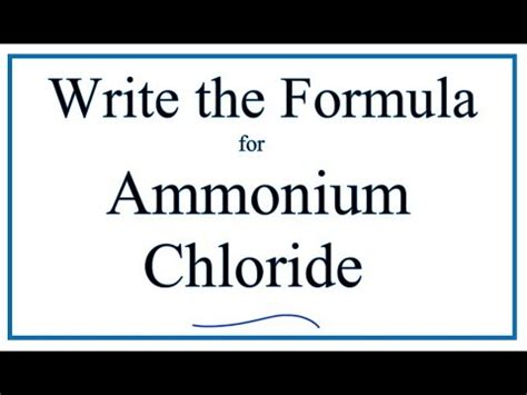 Amonium Chloride