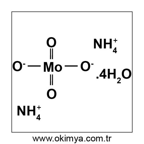 Amonyum molibdat formülü