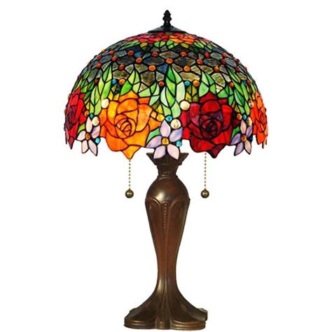 Amora Lighting 23 in. Tiffany Style Table Lamp …