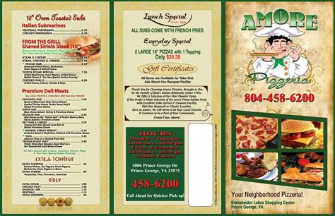 Amore pizza newark menu. Online menus, items, descriptions and prices for Amore Pizza - Restaurant - Newark, DE 19702 