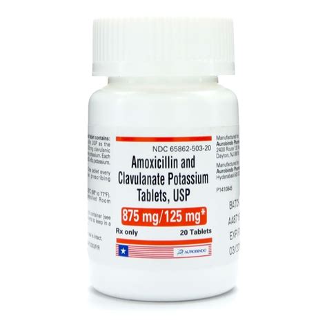 Amoxicillin pot clavulanate 875 125 mg. Nov 2, 2022 · Pediatric patients 3 months and older: Based on the amoxicillin component (600 mg/5 mL), the recommended dose of Amoxicillin and Clavulanate Potassium for oral suspension is 90 mg/kg/day divided every 12 hours, administered for 10 days (see chart below). This dose provides 6.4 mg/kg/day of the clavulanic acid component. 