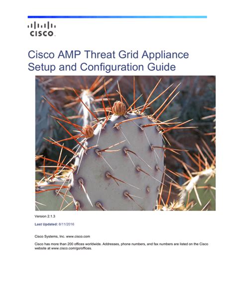 Amp Threat Grid Appliance Admin Guide 2 1 3