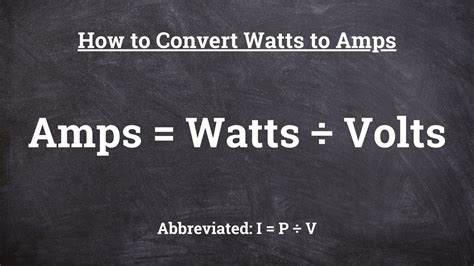 Amps to Watts (A to W) Conversion Calc…