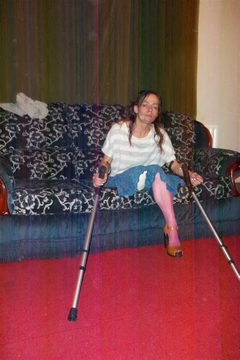 Amputee Pretender SAK Crutches. 