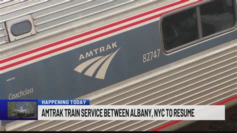 Amtrak to resume service between Albany and NYC