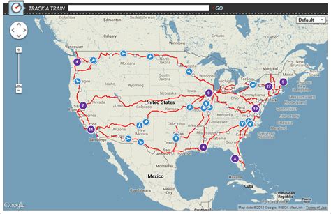 Amtrak track your train map. Amtrak Hiawatha Route Page; Wikipedia Route Page; Amtrak Status Maps on Dixeland Software site. Last updated Wednesday, 11-Oct-2023 18:06:10 PDT. Train status is sourced from Amtrak's excellent Track Your Train Map, which should be considered the authoritative source for train information. This site is not affiliated with Amtrak, and no ... 