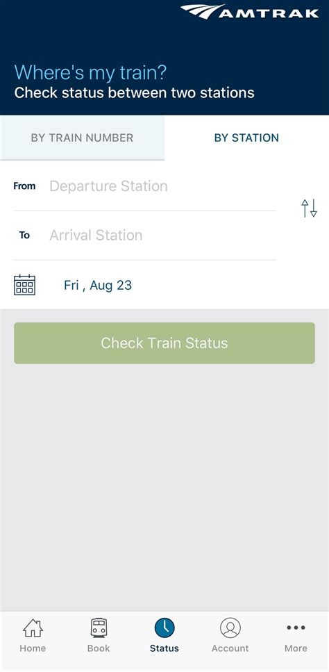 Amtrak train 3 status. You can always visit Amtrak.com to learn the real-time status of a train. Click "Train Status" on the top bar of the homepage and enter a few key pieces of information to learn when a train will be arriving. Download the Mobile App 