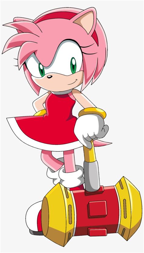 Amy Rose - Sonic X Amy Hammer Clipart (#1610092) - PikPng