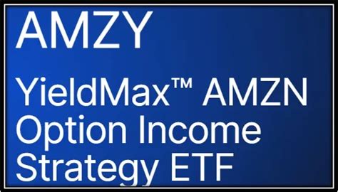 YieldMax AAPL Option Income Strategy ETF: AAPL: 14.12 % 4.37 % NVDY: YieldMax NVDA Option Income Strategy ETF: NVDA: 52.75 % 3.99 % AMZY: YieldMax AMZN Option Income Strategy ETF: AMZN: 27.77 % 3. .... 