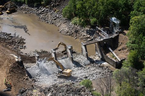 An ’emotional’ moment: Demolition of first Klamath River dam begins