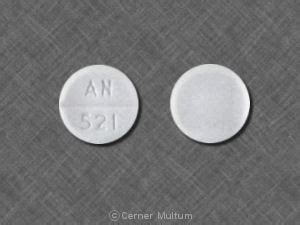 An 521 pill. Some examples of nerve pills include Xanax, Klonopin, Valium, Ativan and Tranxene, according to the University of Rochester Medical Center. 