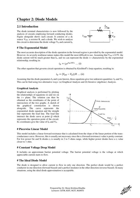 An Analysis Of A Vacuum Diode Model A A A A A A A A
