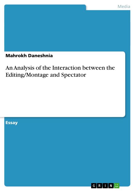 An Analysis Of The Interaction Between The Editing Montage And Spectator
