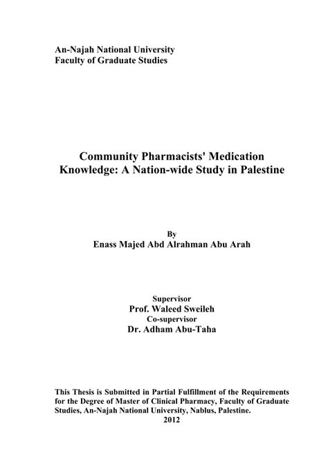 An Analysis of Community Pharmacy Shared Faculty Members pdf