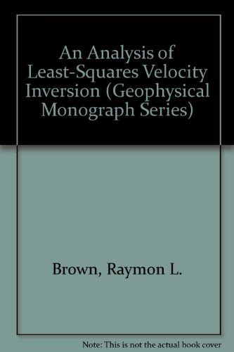 An Analysis of Least squares Velocity Inversion