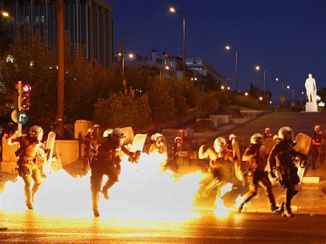 An Anomaly Greek Riots