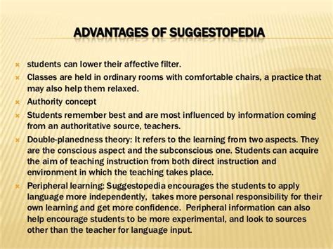 An Article Discussing the Concept of Suggestopedia