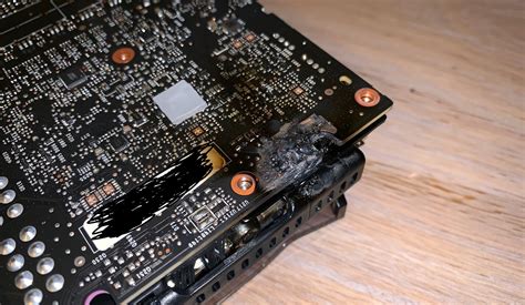 An EVGA 2080 Ti GPU Caught fire during light usage