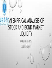 An Empirical Analysis of Stock and Bond Market Liquidity
