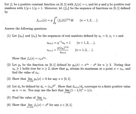 An Entrance Exam Problem Relating To Sequences And Limits Mathematics Stack Exchange