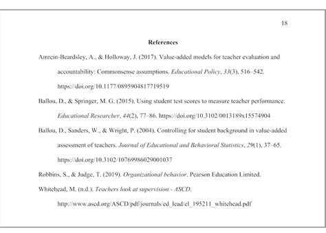 An Example of an APA Format Reference Page Simply Psychology
