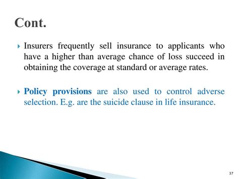 An Insurance Applicant With A Below Average Likelihood Of Loss