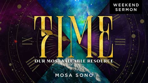An Interview With Mosa Sono: How To Make Good Use Of Time