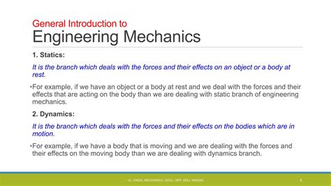 An Introduction To Engineering Mechanics