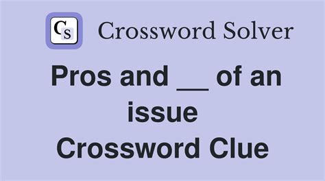 An Issue Crossword Clue and Solver - Crossword Solver