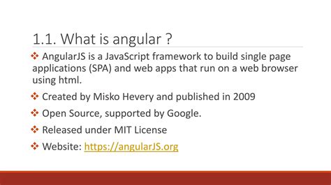 An Overview To AngularJS