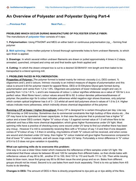 An Overview of Polyester and Polyester Dyeing Part4 pdf