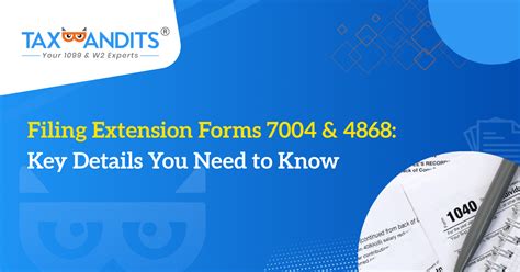 An Overview of Tax Extension Form 7004 Blog ExpressExtension