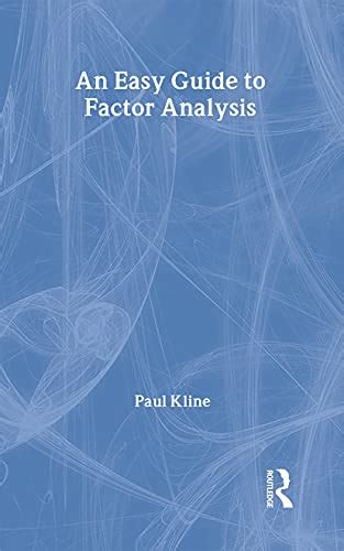 An easy guide to factor analysis by paul kline. - Manuale di servizio del rasaerba victa.
