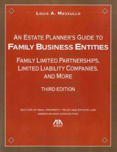 An estate planners guide to family business entities by louis a mezzullo. - Chemistry the central science 11th edition solutions manual.