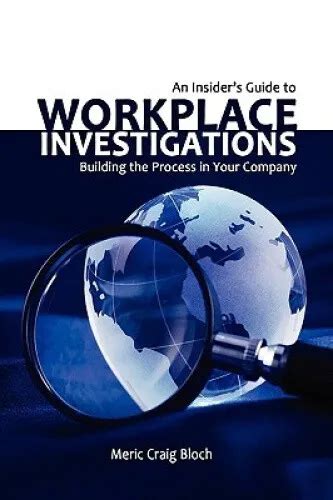 An insiders guide to workplace investigations. - Miessler and tarr solutions manual 4th edition.