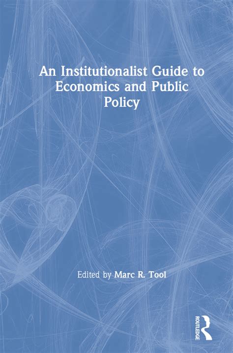 An institutionalist guide to economics and public policy an institutionalist guide to economics and public policy. - A practical guide to mental health problems in children with autistic spectrum its not just their autism.
