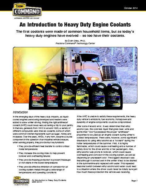 An introduction to coolants pdf